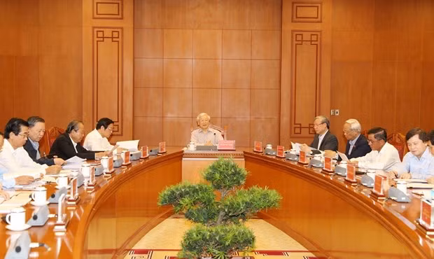 The meeting on November 18 takes place under the chair of Party General Secretary and State President Nguyen Phu Trong (Photo: VNA)