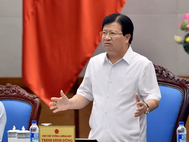 Deputy Prime Minister Trinh Dinh Dung Deputy Prime Minister Trinh Dinh Dung