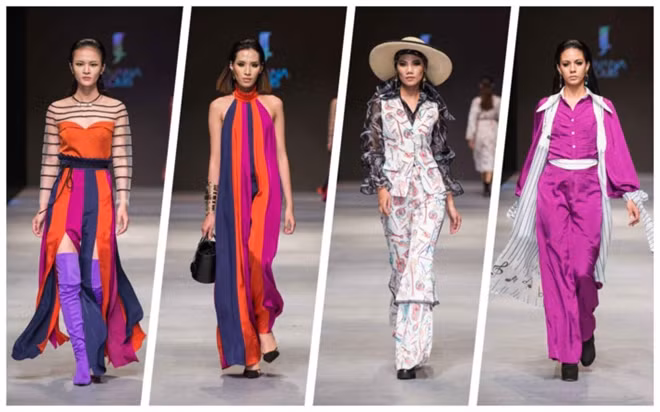 he Haitian designer shows a creative flare to harmonize both Asian and European cultures into the garments.