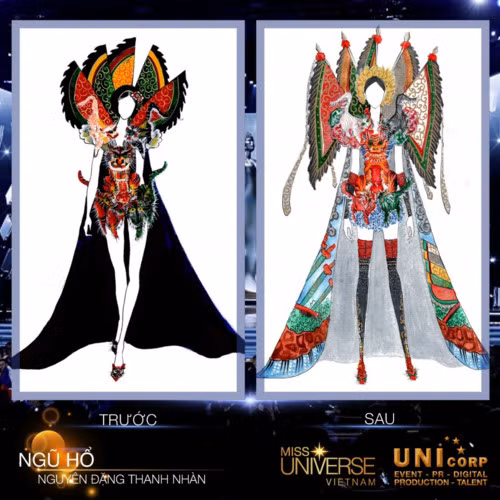 The winning design will be worn by Miss Universe Vietnam 2017 H’Hen Nie in the National Costume Competition of Miss Universe 2018.