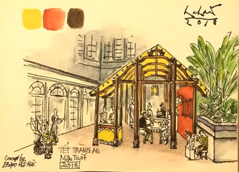 Metropole recreates Hanoian old market ảnh 1
