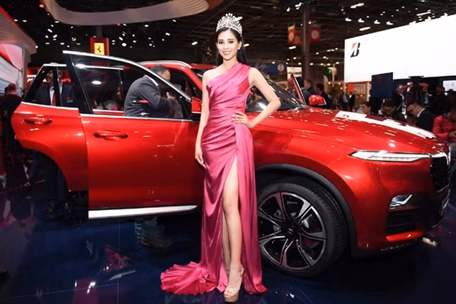 As Miss Vietnam, Vy is a very special guest at the event.