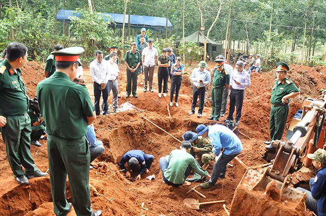 58r sets of remains of martyrs collected in Binh Phuoc ảnh 1 58r sets of remains of martyrs collected in Binh Phuoc ảnh 1