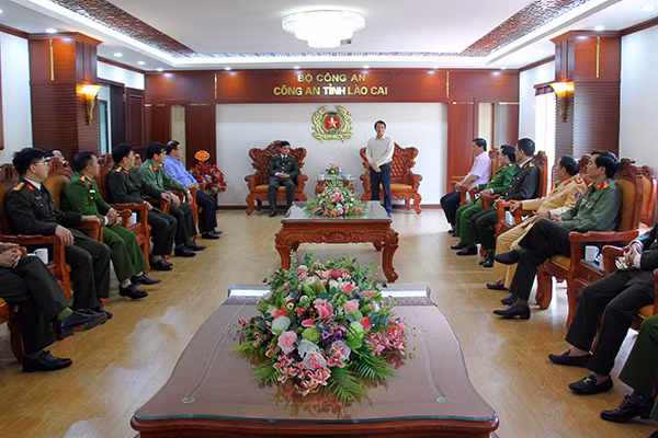 Deputy Minister Luong Tam Quang speaks at the event.