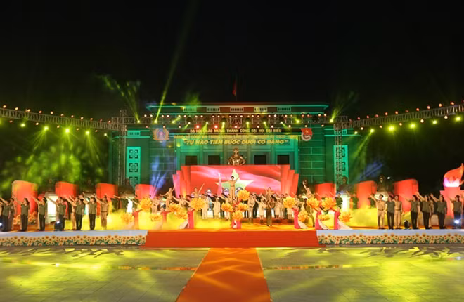 An art performance at the event.