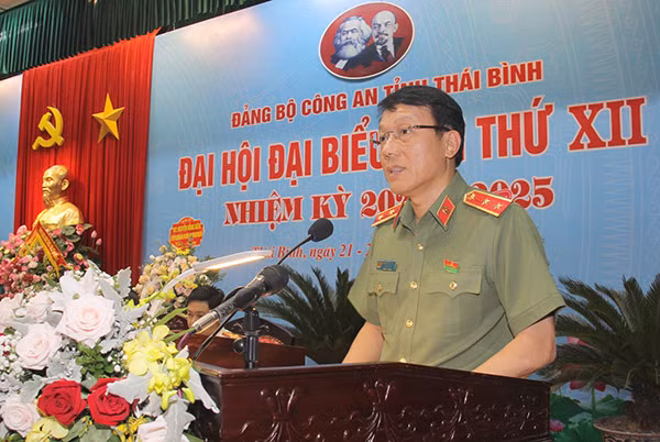 Deputy Minister Luong Tam Quang speaks at the event.