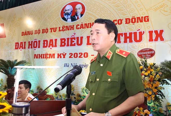 Deputy Minister Le Quoc Hung speaks at the Congress.