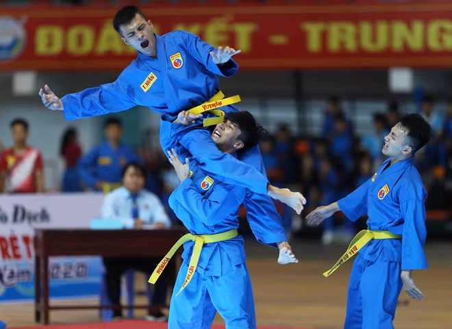 Athletes competing at 18th National Junior Vovinam Championship. Athletes competing at 18th National Junior Vovinam Championship.