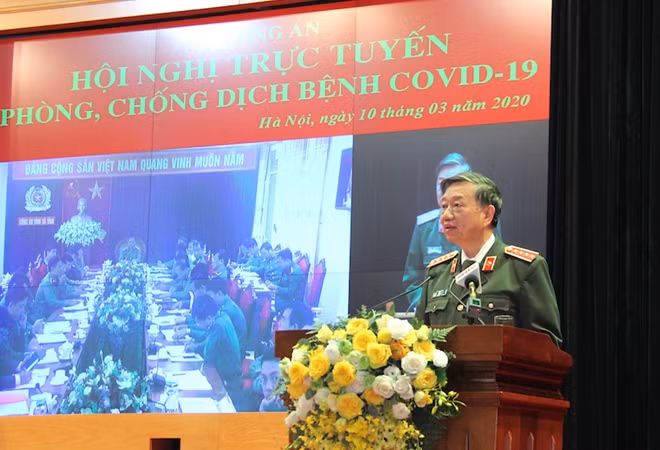 Minister To Lam speaks at the event. Minister To Lam speaks at the event.