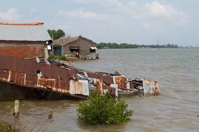 Rising sea levels had affected the Mekong Delta region faster than forecasted