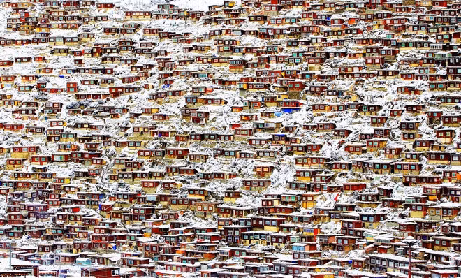 Larung Gar Buddhist Academy, China, by Qingjun Rong’ wins Honourable Mention title in Architecture category. Larung Gar Buddhist Academy, China, by Qingjun Rong’ wins Honourable Mention title in Architecture category.