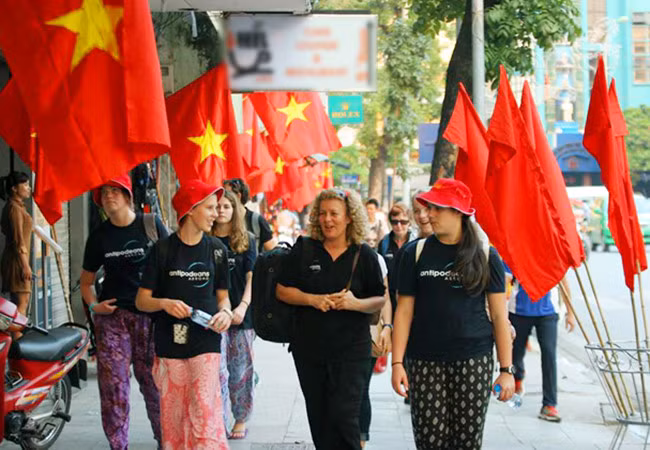 International tourists in Hanoi (Source: Viettimes.vn)