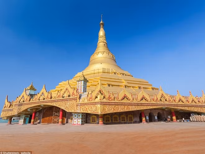 and Global Vipassana Pagoda in Mumbai, India