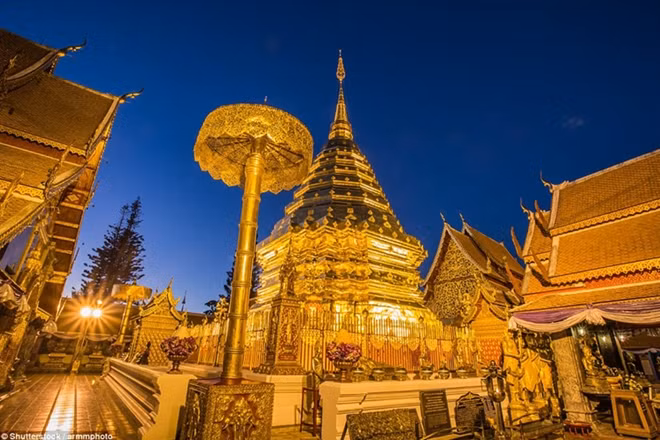 Wat Phra That Doi Suthep in Chiang Mai, Thailand
