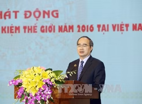 President of the VFF Central Committee Nguyen Thien Nhan at the event