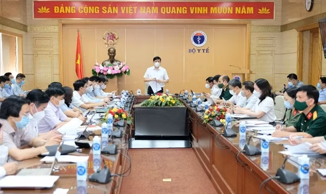 Minister of Health Nguyen Thanh Long chairs a meeting of the Steering Committee for the COVID-19 vaccination drive in the 2021- 2022 period