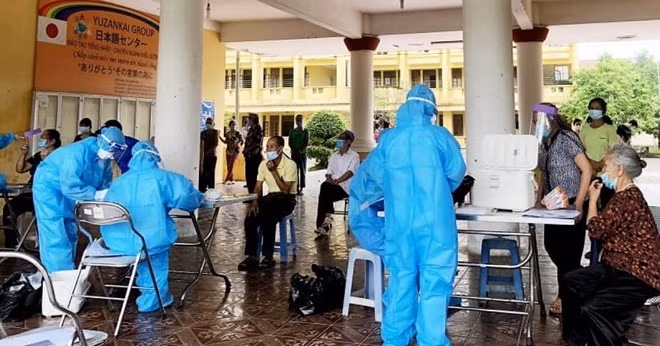 Healthcare workers have stayed overnight in COVID-19 hotspots for the extensive testing campaign.