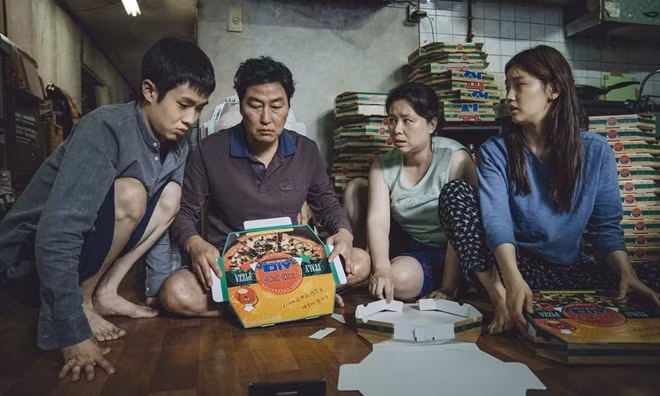 A scene in "Parasite".