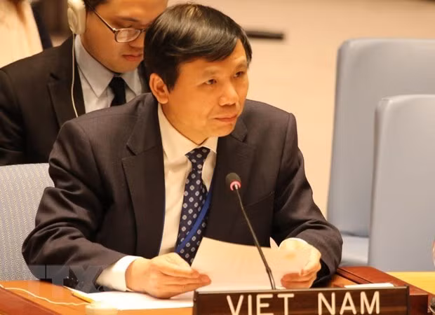 Ambassador Dang Dinh Quy, head of the Vietnamese permanent mission to the UN (Photo: VNA) Ambassador Dang Dinh Quy, head of the Vietnamese permanent mission to the UN (Photo: VNA)