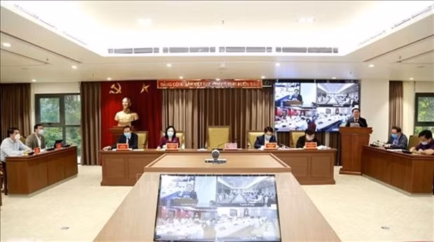 The Hanoi Party Committee approves a plan to construct two new metro lines. (Photo: VNA) The Hanoi Party Committee approves a plan to construct two new metro lines. (Photo: VNA)