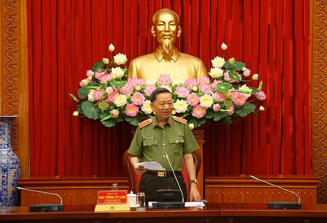 Minister To Lam speaks at the event. Minister To Lam speaks at the event.