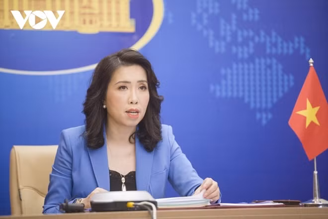 Foreign Ministry spokeswoman Le Thi Thu Hang.