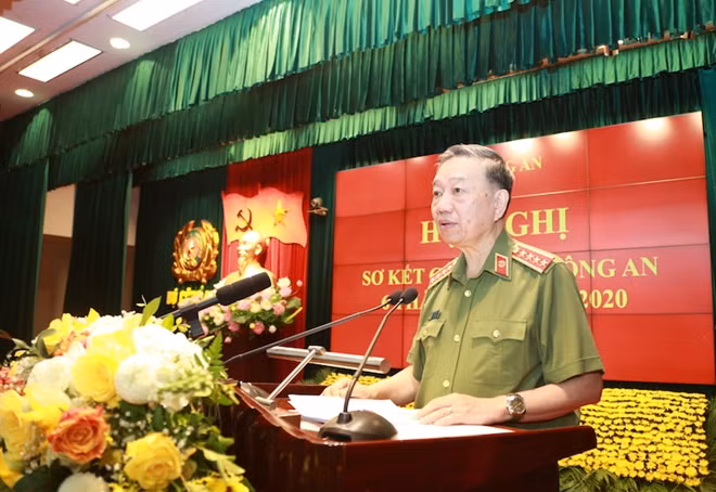 Minister To Lam speaks at the event. Minister To Lam speaks at the event.