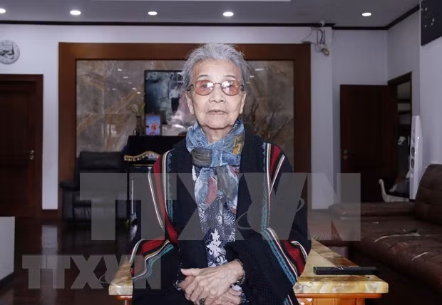Nguyen Thi Nuong, an elderly Lao-Vietnamese woman living in Vientiane. (Photo: VNA) Nguyen Thi Nuong, an elderly Lao-Vietnamese woman living in Vientiane. (Photo: VNA)