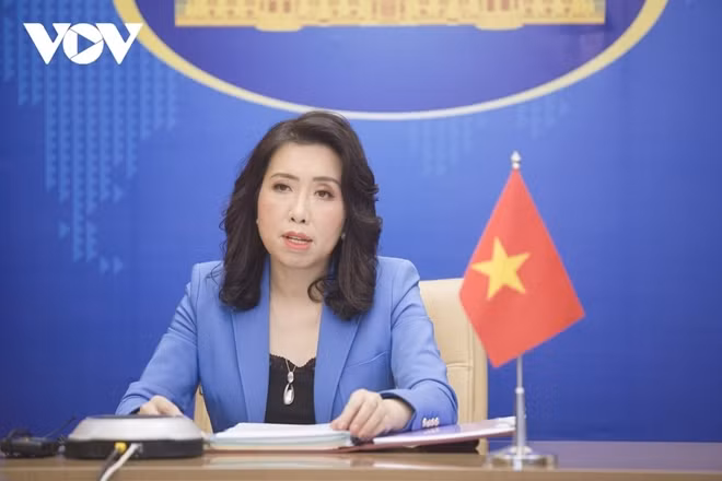 Foreign Ministry spokesperson Le Thi Thu Hang