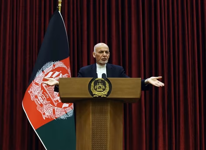 Afghanistan's President Ashraf Ghani speaks during a news conference in Kabul, Afghanistan March 1, 2020. REUTERS/Omar Sobhani