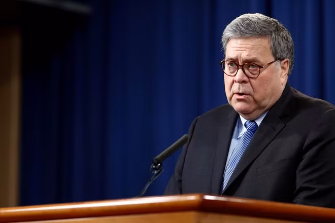 U.S. Attorney General William Barr. Reuters.