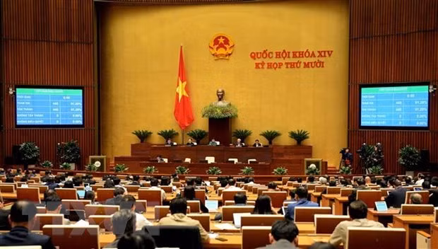 The 14th National Assembly enters the last working day of its 10th sitting on November 17. (Photo: VNA)