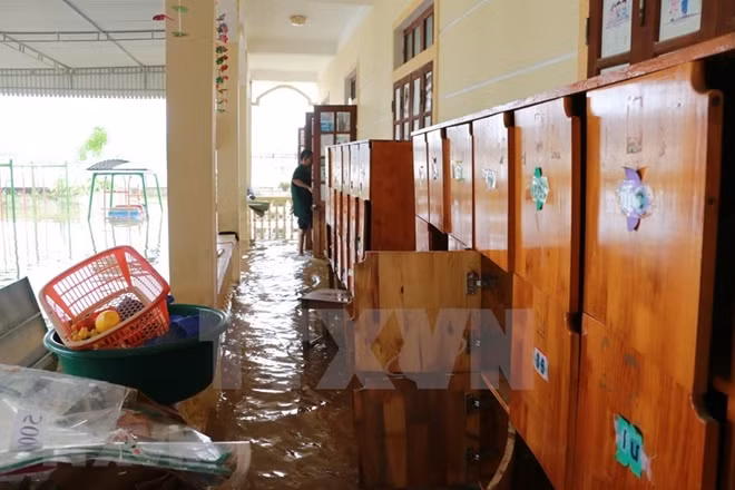 All school supplies and facilities are damaged and washed away