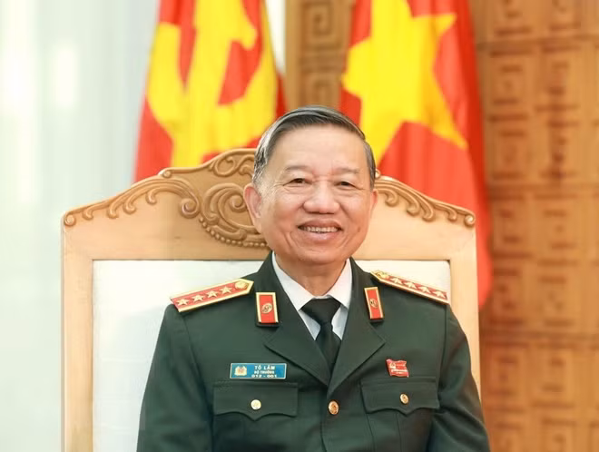 Minister of Public Security, General To Lam. Photo VNA.