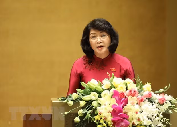 Vice President Dang Thi Ngoc Thinh (Photo: VNA)