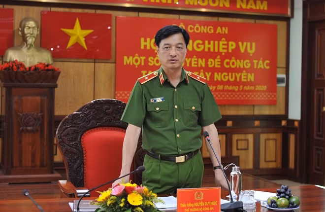 Deputy Minister Nguyen Duy Ngoc speaks at the meeting. Deputy Minister Nguyen Duy Ngoc speaks at the meeting.