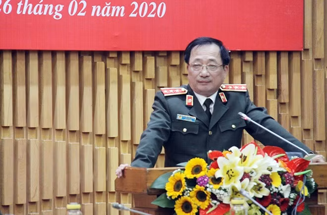 Deputy Minister Nguyen Van Thanh speaks at the conference.
