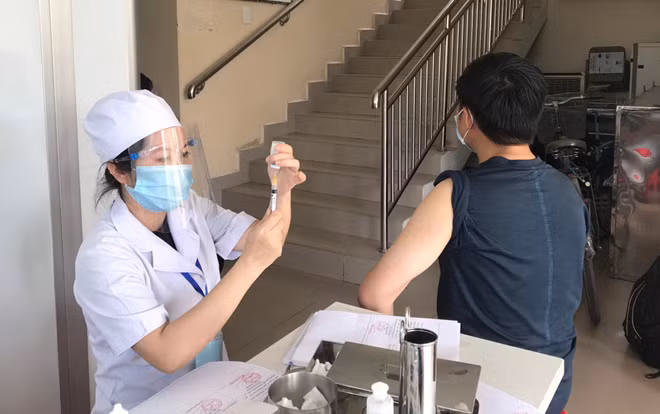 Taking samples as part of COVID-19 testing and expanded surveillance