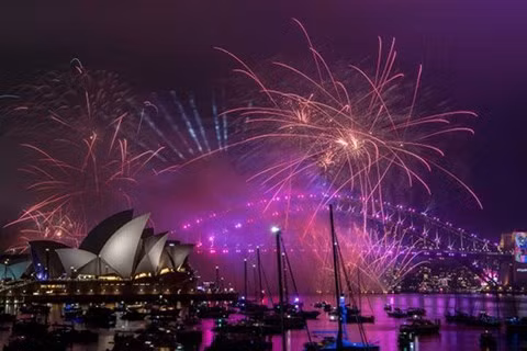 Fireworks in Sydney (Photo: Internet) Fireworks in Sydney (Photo: Internet)