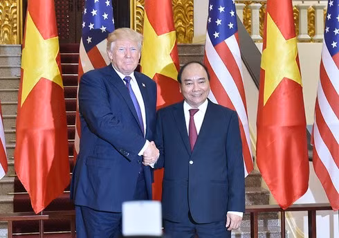 Prime Minister Nguyen Xuan Phuc and US President Donald Trump. (Photo: VGP)