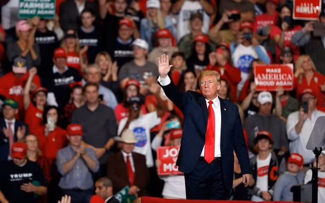 Despite his party losing the House, Trump wrote on Twitter, “Tremendous success tonight.”