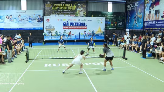 Vietnamese community in Vientiane holds a pickleball tournament to promote solidarity