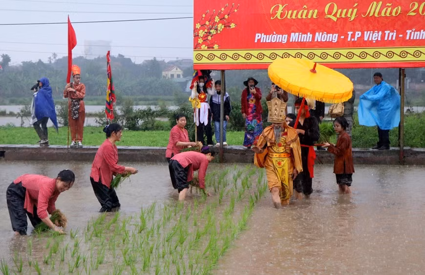 Festival commemorates Hung Kings’ teaching of rice cultivation -1