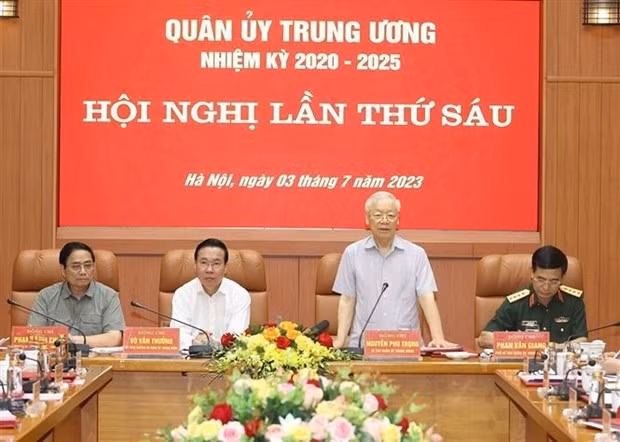 Party General Secretary chairs Central Military Commission’s session -0