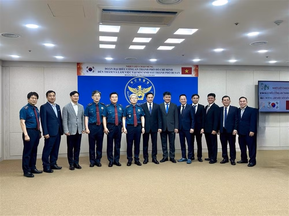 HCMC Police Department seeks to cooperation with RoK Busan Metropolitan Police Agency -0