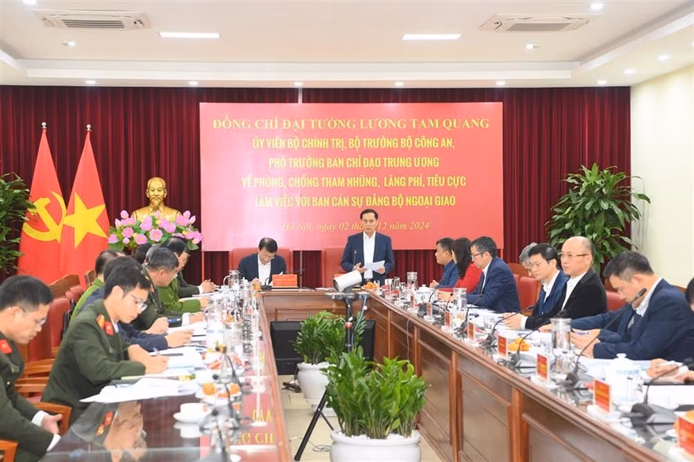 Central Steering Committee for Prevention and Control of Corruption, Wastefulness, and Negative Phenomena works with Ministry of Foreign Affairs -0