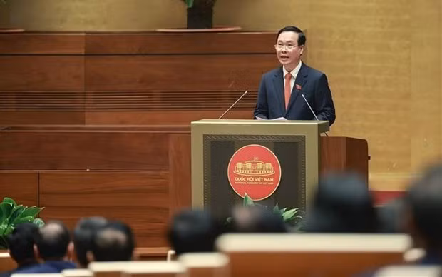 State President Vo Van Thuong delivers inauguration speech -0