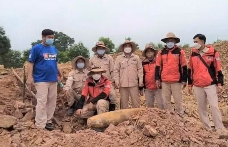 230-kg war-left bomb in Quang Binh defused -0