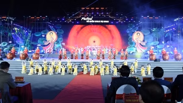 Ba Trieu Temple Festival recognized as national intangible cultural heritage ảnh 2