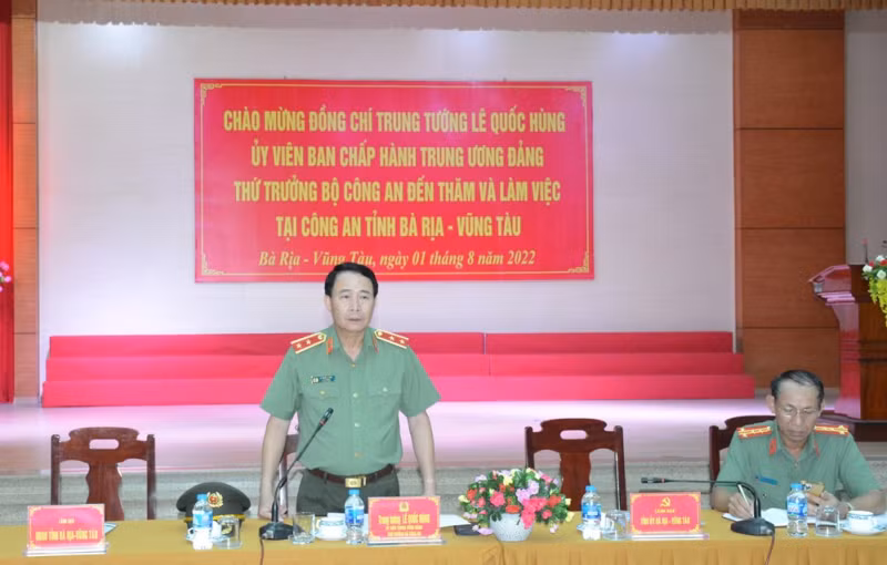 Ba Ria - Vung Tau police strengthen the organisation of commune-level police force -0